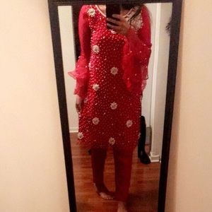 Pakistani/ Indian shalwar kameez party wear